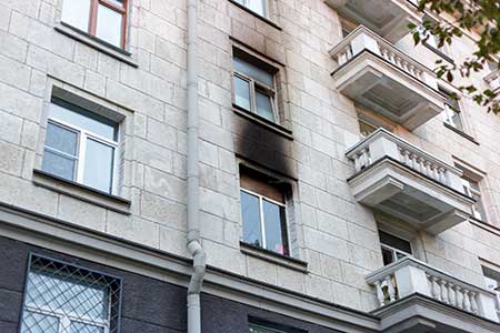 nettoyage après incendie immeuble