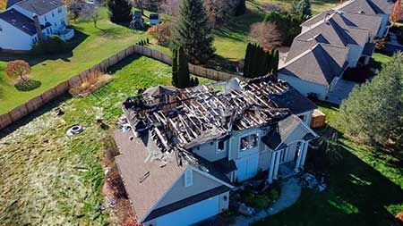 Nettoyage après incendie maison